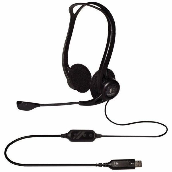Logitech PC Headset 960 OEM sluchátka s mikrofonem (981-0...