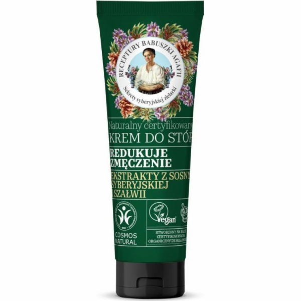 Babushka Agafia krém na nohy snižující únavu 75ml
