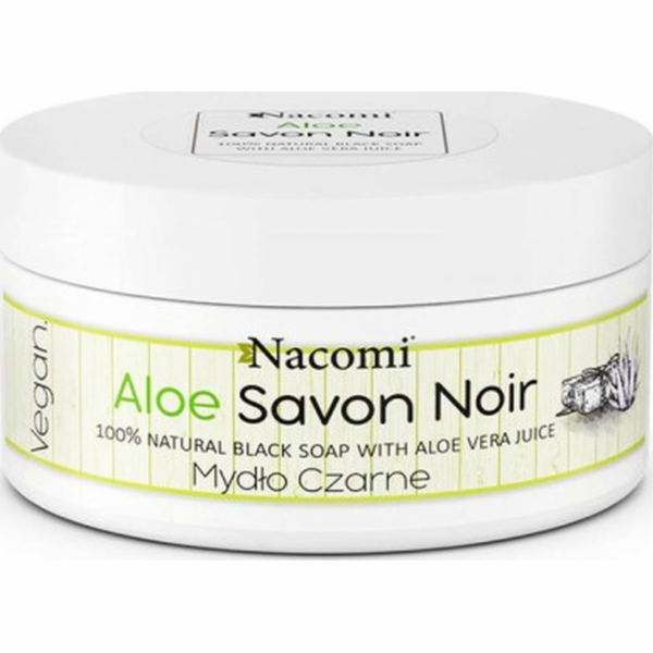 Nacomi Black Aloe mýdlo 125g