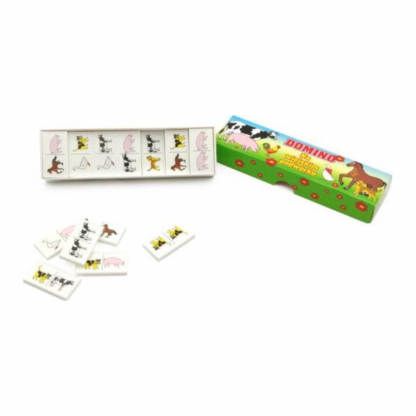 Domino, hra na venkovském dvoře