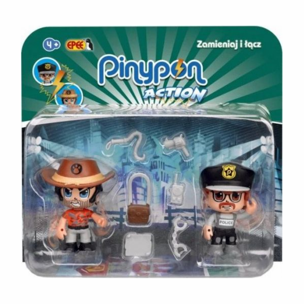 Epee PinyPon Akční figurky 2pack Policeman Traveler