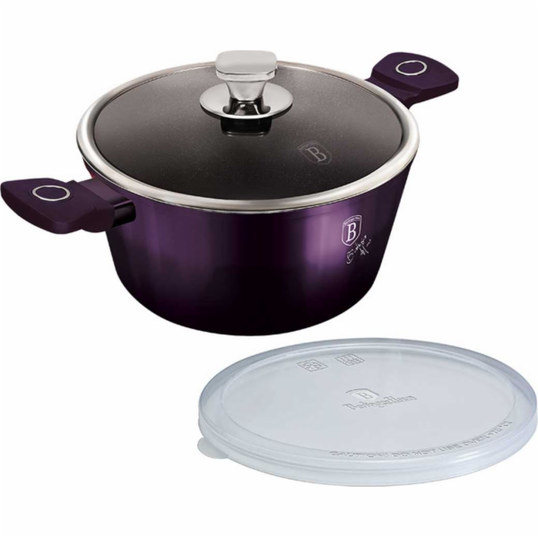 BerlingerHaus kastrol s poklicí 20cm BH-6628 Purple Eclipse