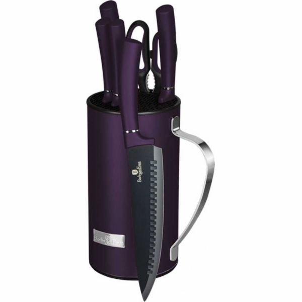 BerlingerHaus sada nožů ve stojanu 7ks BH-2584 Purple Ecl...
