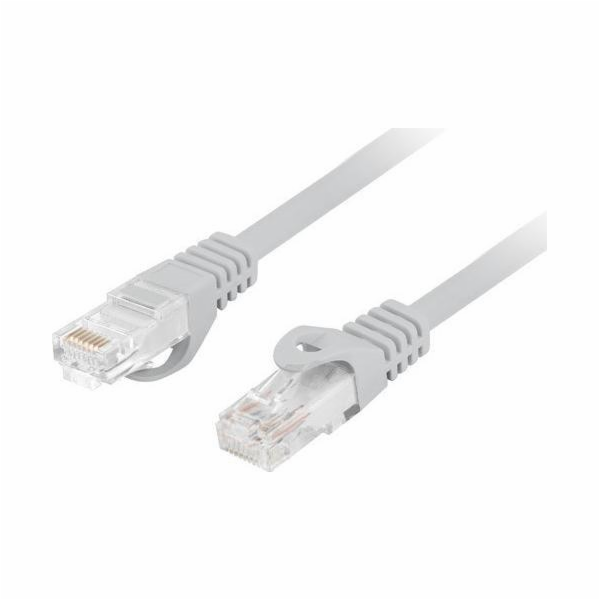 LANBERG Patch kabel CAT.6 UTP LSZH CU 0.25M šedý Fluke Pa...