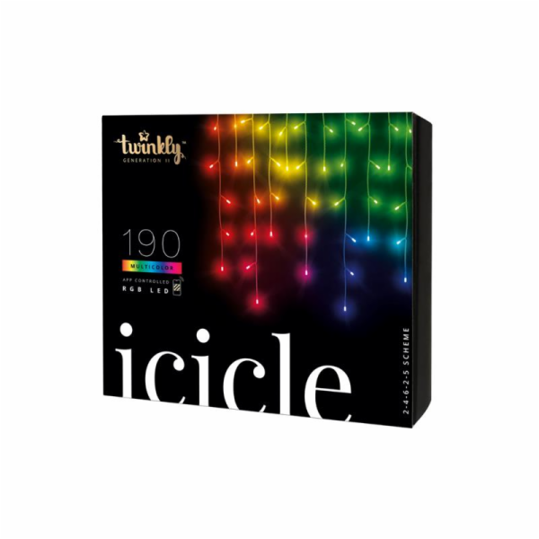TWINKLY 190 RGB 5X0.7M LED žárovky 