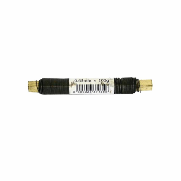 Drát vázací 0,65 mmx100 g PVC černý