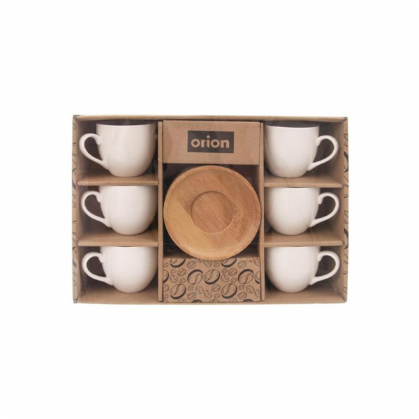 Hrnek s podšálkem 140 ml WHITELINE 6 ks