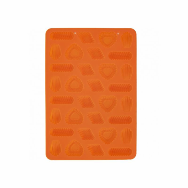 Forma na 32 ks pracinek silikon oranžová