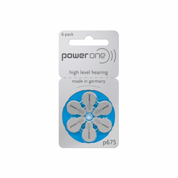 Baterie Varta Power One pro sluchadla PR44 650mAh 6 ks.