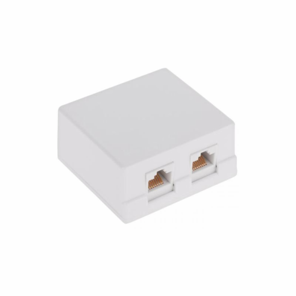 Předplatitelská zásuvka komp.x2 CAT.6