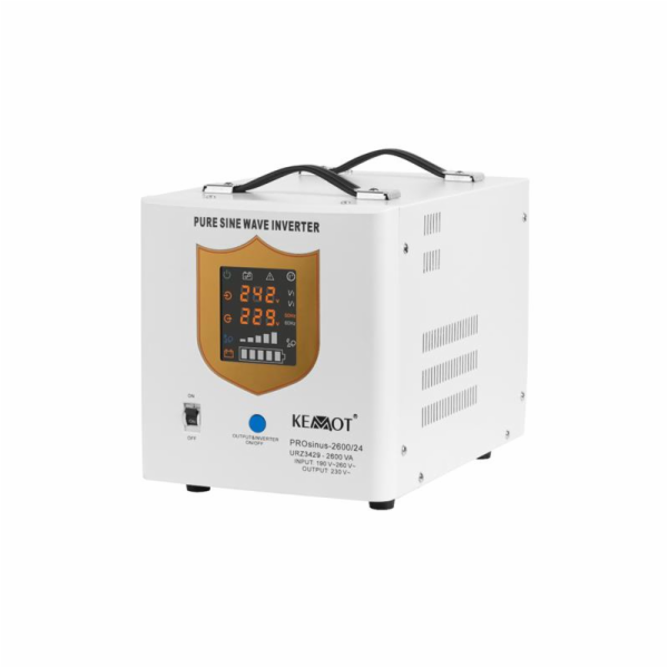 Zdroj záložní KEMOT PROsinus-2600/24 1800W 24V White