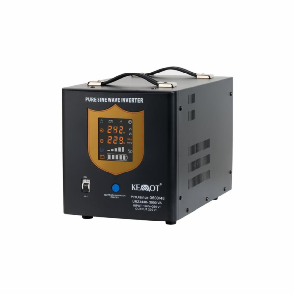 Zdroj záložní KEMOT PROsinus-3500/48 2400W 48V Black
