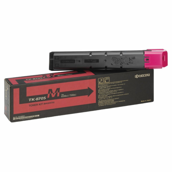 Kyocera toner TK-8705M/ 30 000 A4/ purpurový/ pro TASKalf...