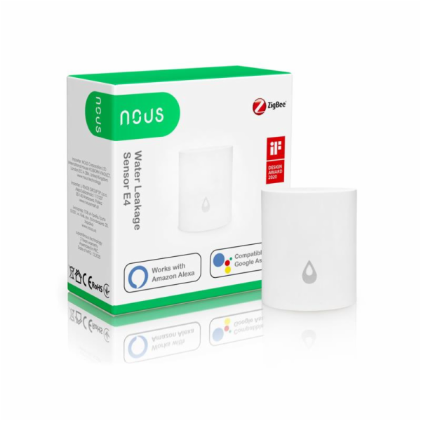 NOUS E4 Tuya/ZigBee, Senzor vytopenia