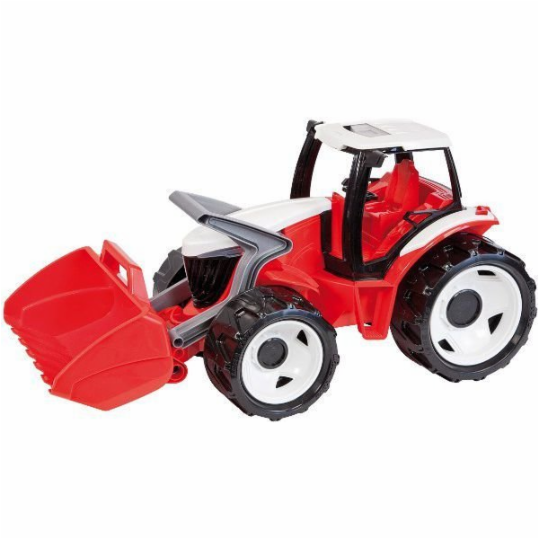 LENA Traktor se lžící 69cm modro-šedý plast 02055
