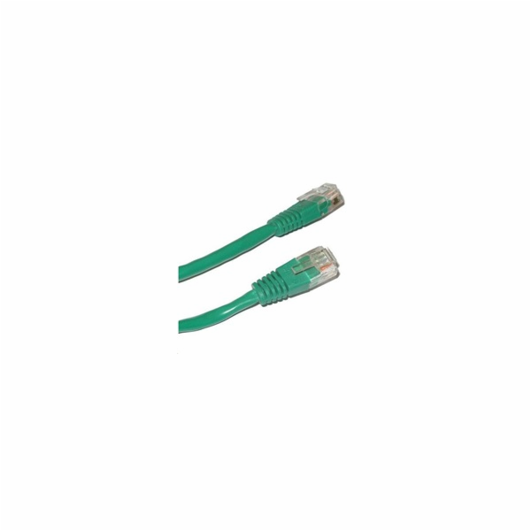 XtendLan patch kabel Cat5E, UTP - 0,25m, zelený (prodej p...
