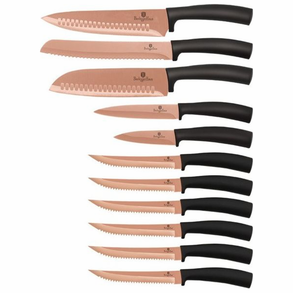BerlingerHaus sada nožů 11ks BH-2610 Rosegold