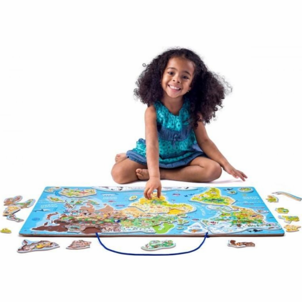Puzzle Woody Svět v obrázcích, 2 v 1, Hraj si a uč se