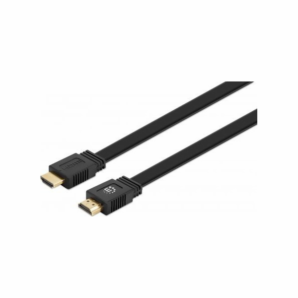 Manhattan HDMI - HDMI kabel 3m černý (355629)