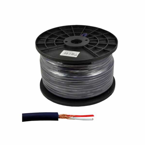Vodič mikrofonní stereo 6mm modrý
  