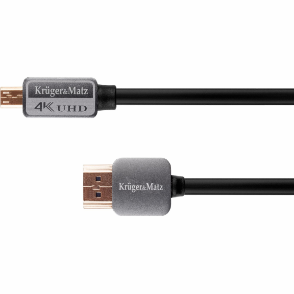 Kruger&Matz HDMI - HDMI kabel 1,8 m černý (KM0327)