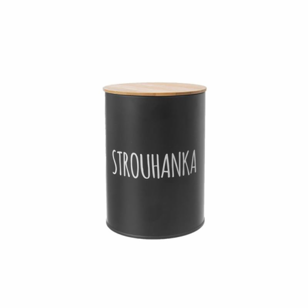 Dóza BLACK na strouhanku plech/bambus