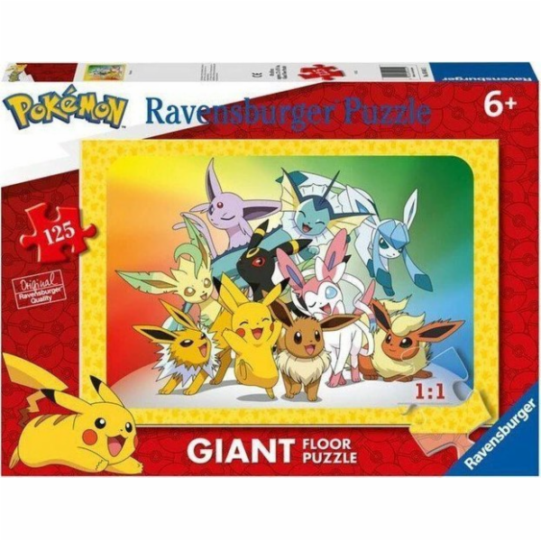 Puzzle 125 dílků obří pokémon