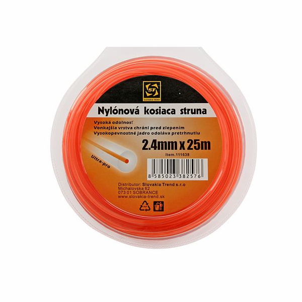 Struna do sekačky 3,0 mm/15 m DualCut kruh