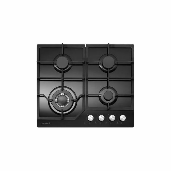 CONCEPT PDV7460bc Plynová varná deska BLACK