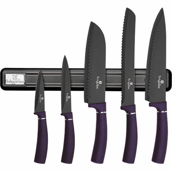 BerlingerHaus sada nožů s magnetickým držákem 6ks BH-2681...