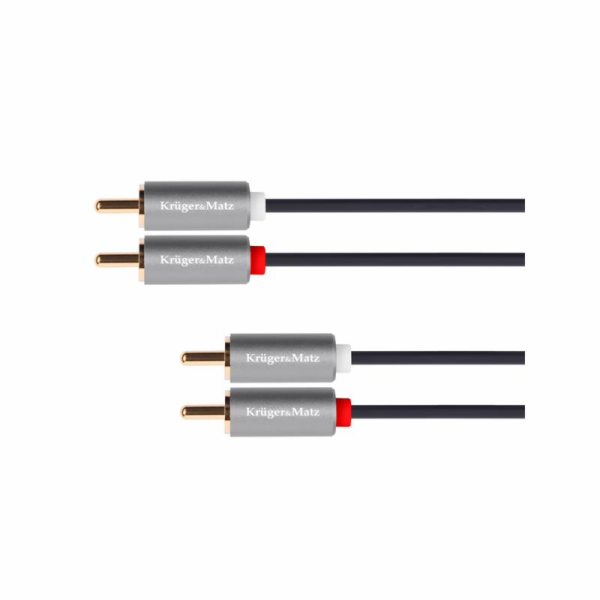 Kabel KRUGER & MATZ 2xCINCH konektor/2xCINCH konektor 5m ...