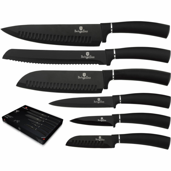 BerlingerHaus sada nožů 6ks BH-2383 Royal Black Collection