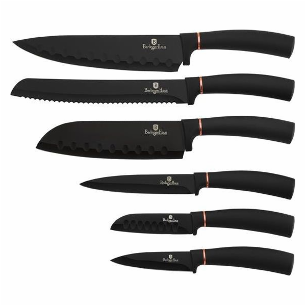 BerlingerHaus sada nožů 6ks BH-2337 Black Rose