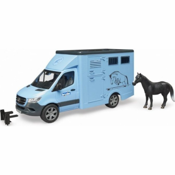 Bruder Vůz pro přepravu zvířat MB Sprinter s figurkou koně