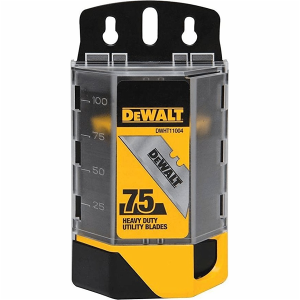 Lichoběžníkové čepele DEWALT, indukčně kalené, 75 kusů, n...