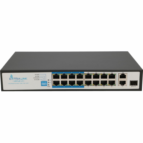 VIRTUS V3 PoE switch 16x100Mb/s 150W