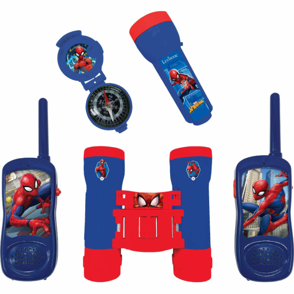 LEXIBOOK Set Spiderman-vysílačky,baterka