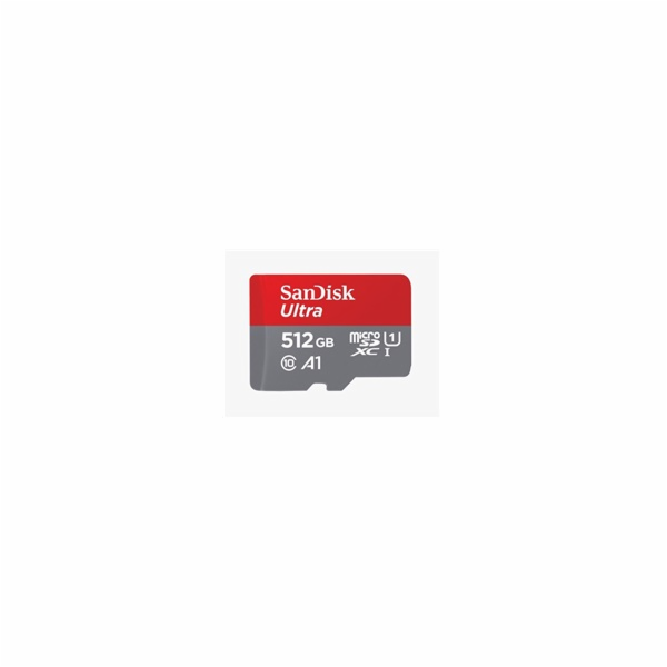 SanDisk MicroSDXC karta 512GB Ultra (150 MB/s, A1 Class 1...