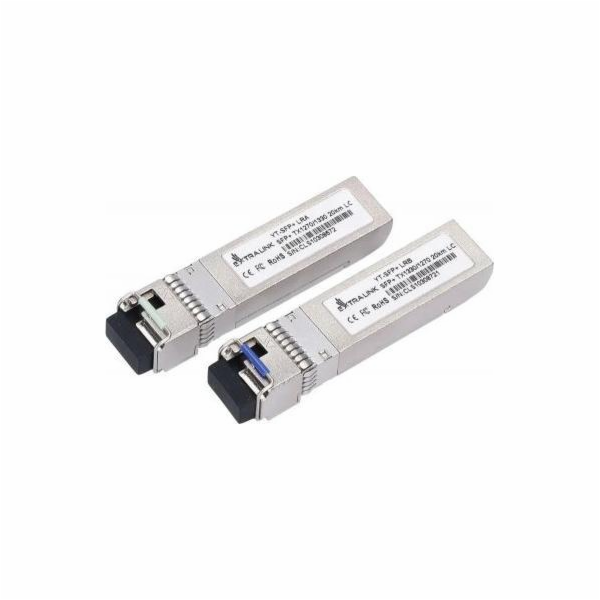 SFP + 10G 1270 / 1330nm single mode 20km LC moduly