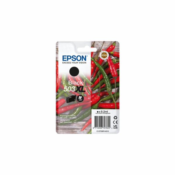 Epson 503XL - 9.2 ml - XL - černá - originální - blistr s...