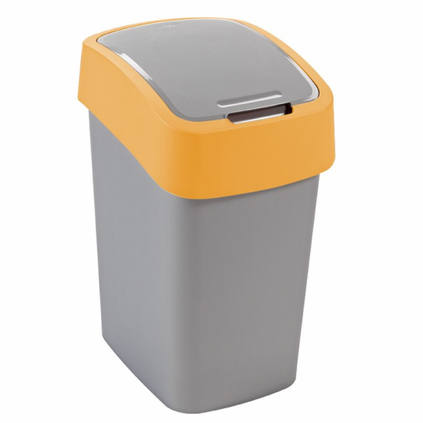 Curver® FLIP BIN 25 litrů, šedá/stříbrná/žlutá, na odpadky