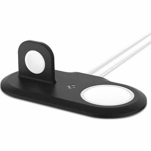 Spigen Magfit Duo Apple Magsafe & Watch Charger Stand black