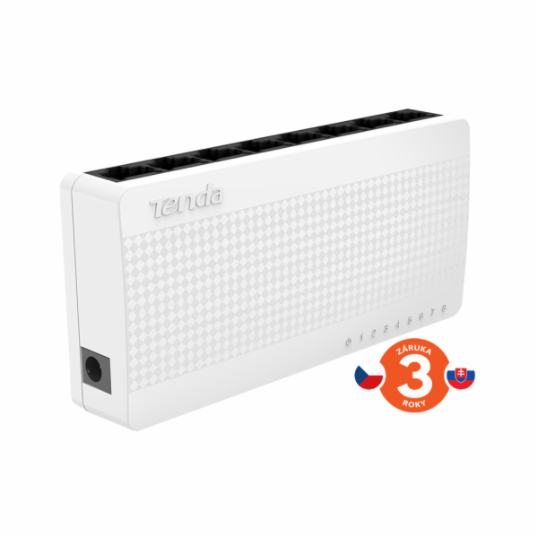 Tenda S108 8-Port Mini Eco Fast Ethernet Switch, 10/100 M...