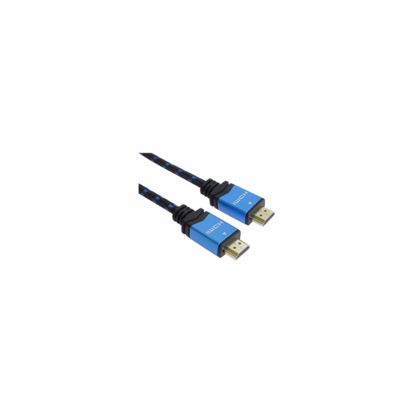 PremiumCord Ultra HDTV 4K@60Hz kabel HDMI 2.0b kovové+zla...