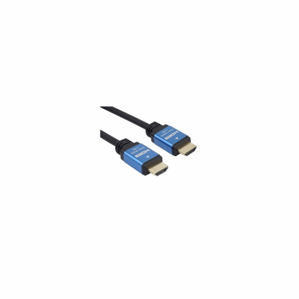 PREMIUMCORD Kabel HDMI - Ultra HDTV, 2m (kovové, zlacené ...