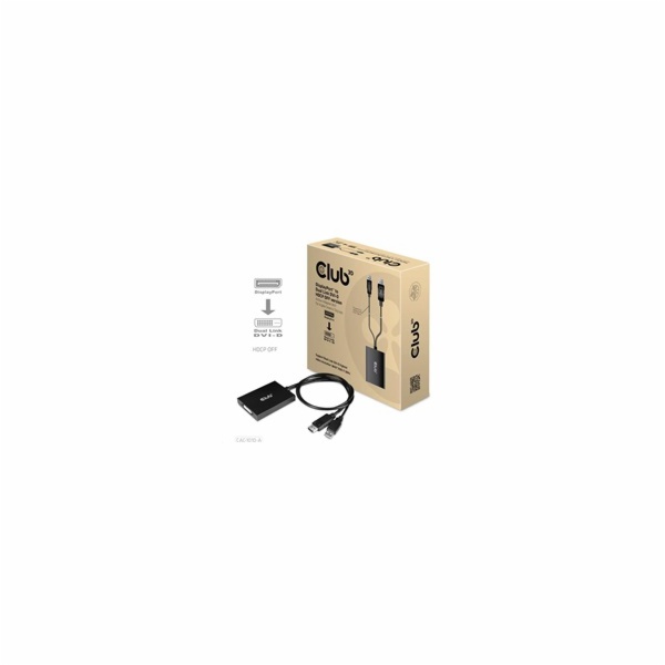 Club3D Adaptér aktivní DisplayPort na Dual Link DVI-D, US...