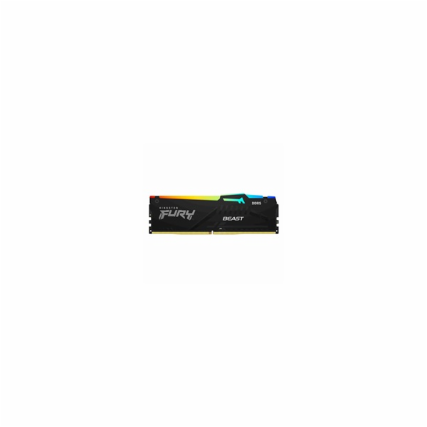 KINGSTON DIMM DDR5 32GB 5200MT/s CL40 FURY Beast Černá RGB