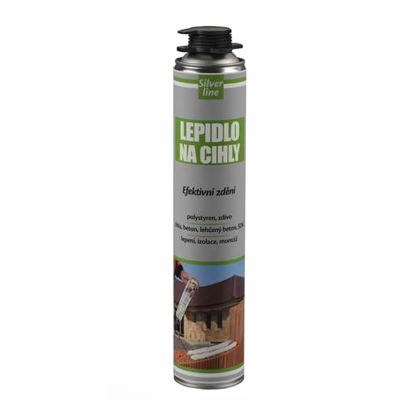 Den Braven SL Lepidlo na cihly 750 ml pistolová dóza - žlutá