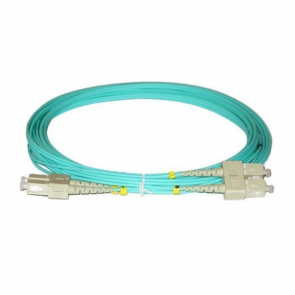Duplexní patch kabel MM 50/125, OM3, SC-SC, LS0H, 2m