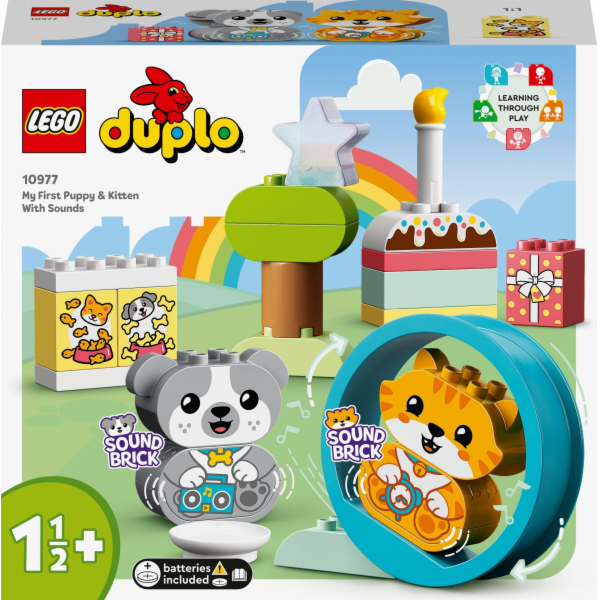 Stavebnice Lego Moje první štěňátko a koťátko vydávající ...